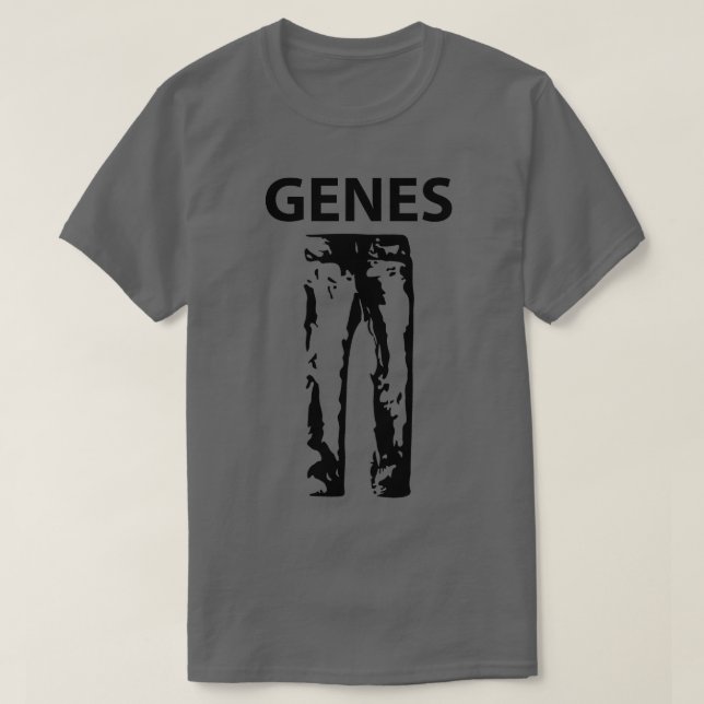 Funny Genes Jeans Silhouette T Shirt (Design framsida)