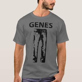 Funny Genes Jeans Silhouette T Shirt