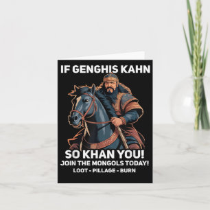Funny Genghis Khan Quote Funny Mongoliets historia Kort