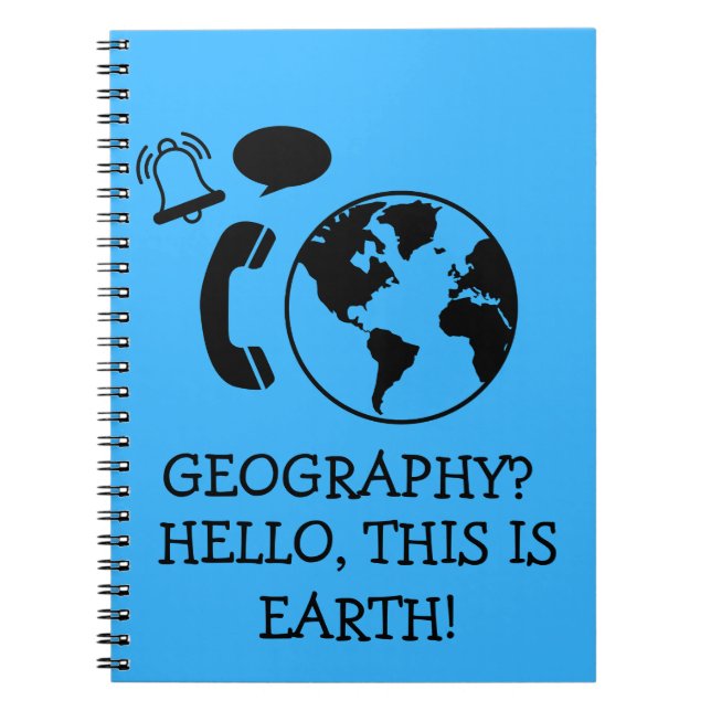 Funny geografibärbar dator anteckningsbok (Framsidan)