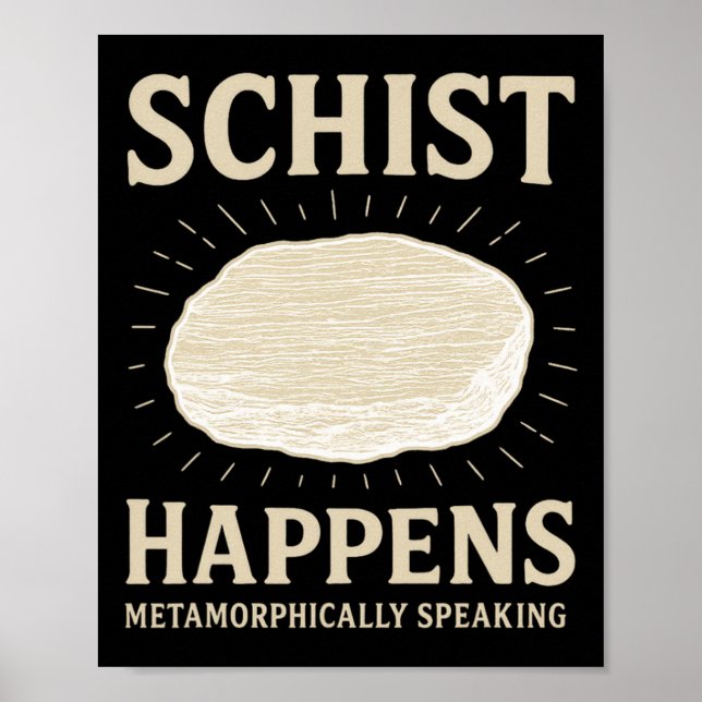 Funny Geolog Mineral Geode Sten Collector Geolo Poster (Framsidan)
