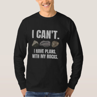 Funny Geolog Sten Collector Rockhounding Geolog T Shirt
