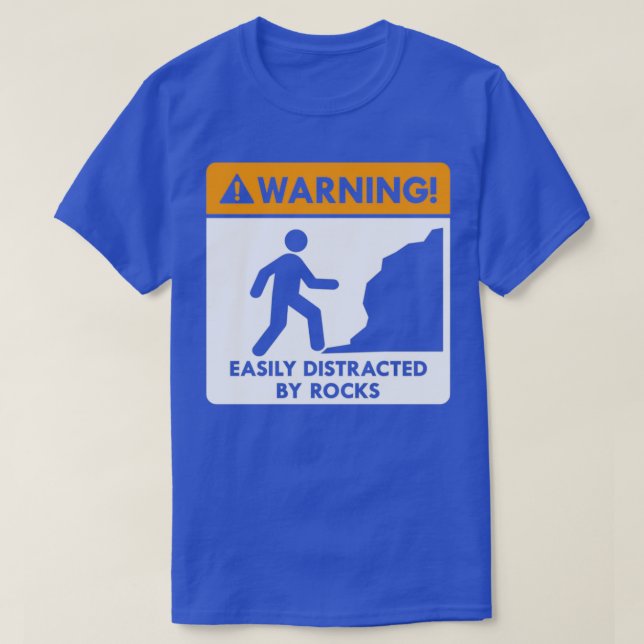 Funny Geologists Shirt Warning Sign Geology Shirt T Shirt (Design framsida)