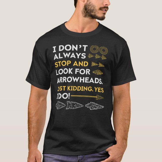 Funny Geology Sten Collector T Shirt (Framsida)