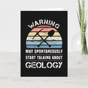 Funny Geology Sunset Gift for Geolog Kort