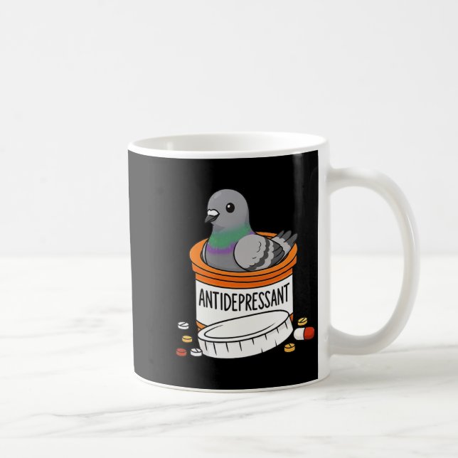 Funny Geon Anti Depressant Zoo Boys Girls Premium  Kaffemugg (Höger)