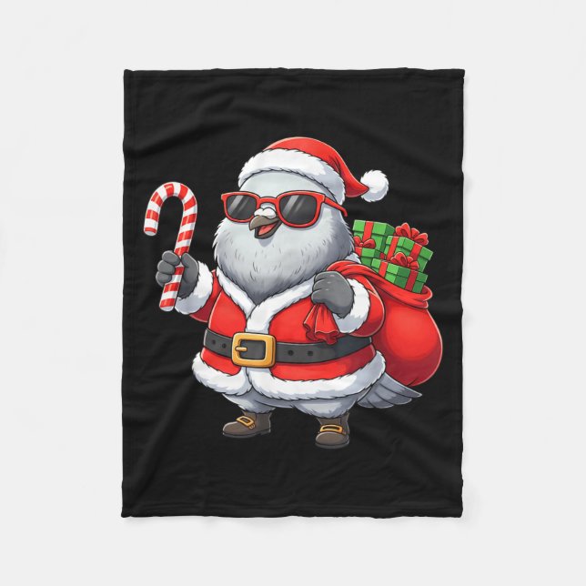 Funny Geon Christmas Santa Outfit Xmas Boys Girls  Fleecefilt (Framsidan)