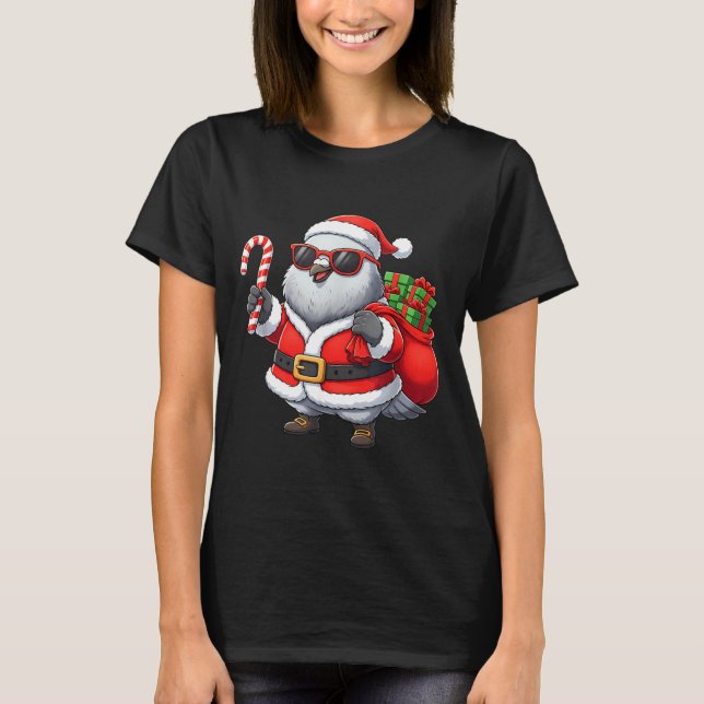 Funny Geon Christmas Santa Outfit Xmas Boys Girls  T Shirt (Framsida)