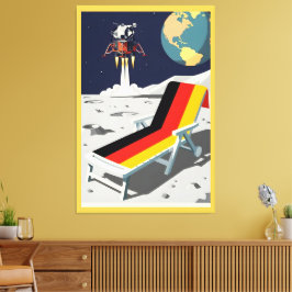 Funny German Canvastryck