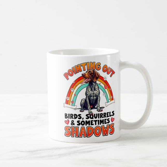 Funny German Shorthaired Inter Design For Dog Love Kaffemugg (Höger)