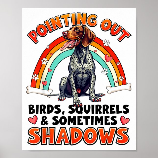 Funny German Shorthaired Inter Design For Dog Love Poster (Framsidan)