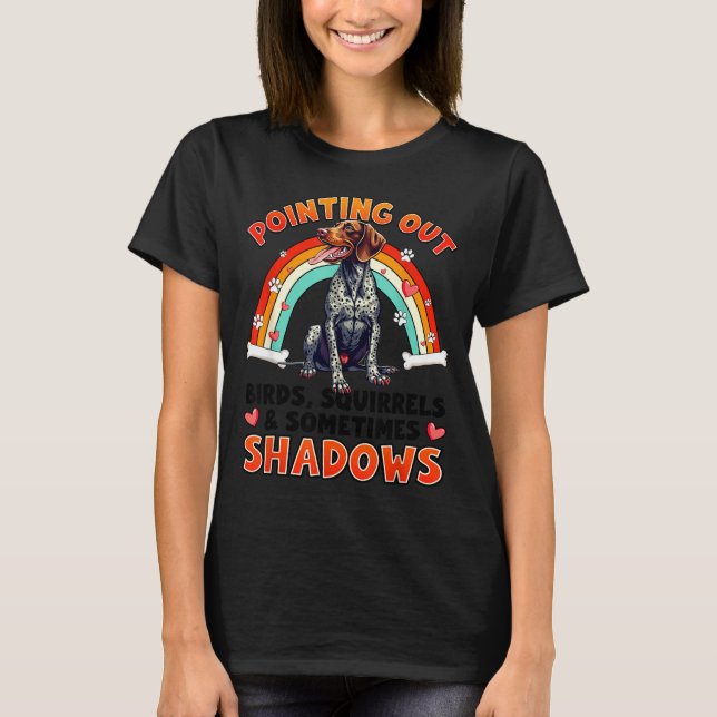 Funny German Shorthaired Inter Design For Dog Love T Shirt (Framsida)