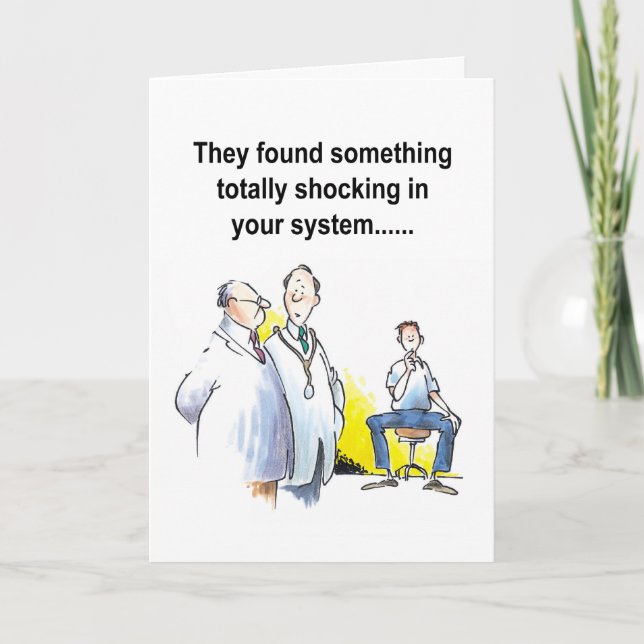 funny get well wish hospital patient kort (Framsida)