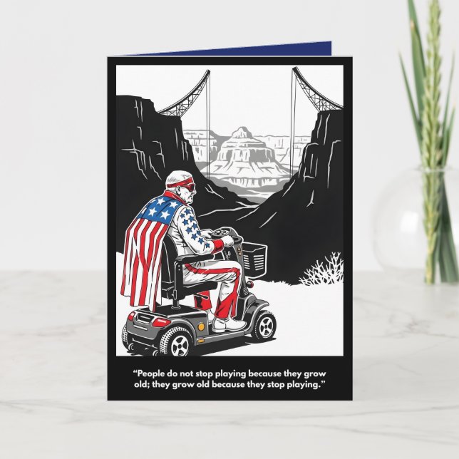 Funny getting older Birthday Card Kort (Framsida)