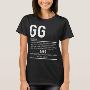 Funny GG Definition Grandma Mor Day Gifts T Shirt