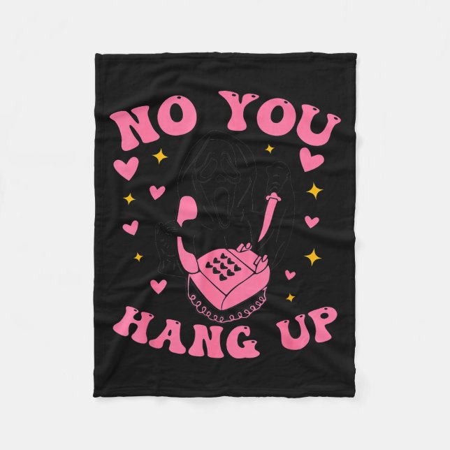 Funny Ghost Calling Halloween Y Costume No You Han Fleecefilt (Framsidan)