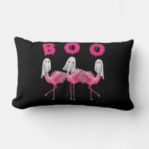 Funny Ghost Flamingo Boo Halloween Costume Gifts Lumbarkudde