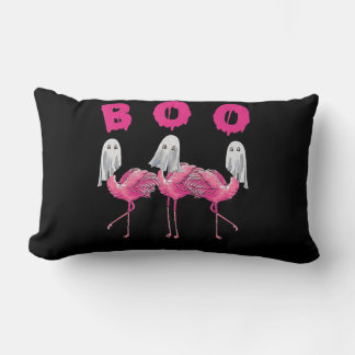 Funny Ghost Flamingo Boo Halloween Costume Gifts Lumbarkudde