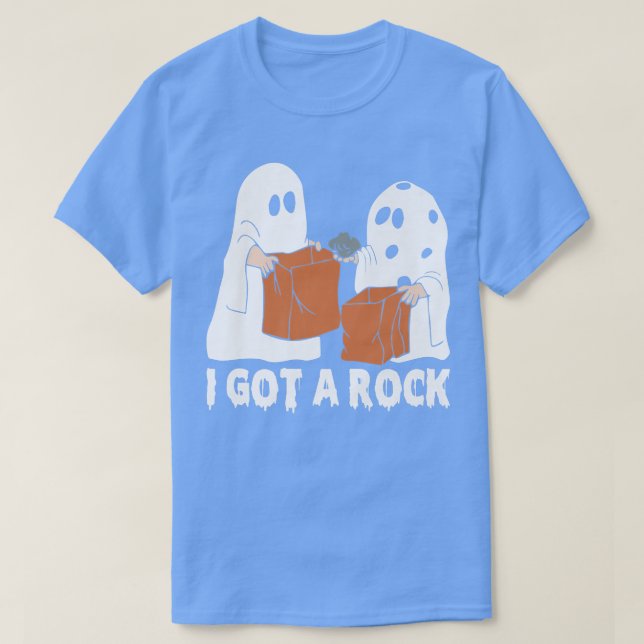 Funny Ghost Halloween Costume I Har A Sten Scary G T Shirt (Design framsida)