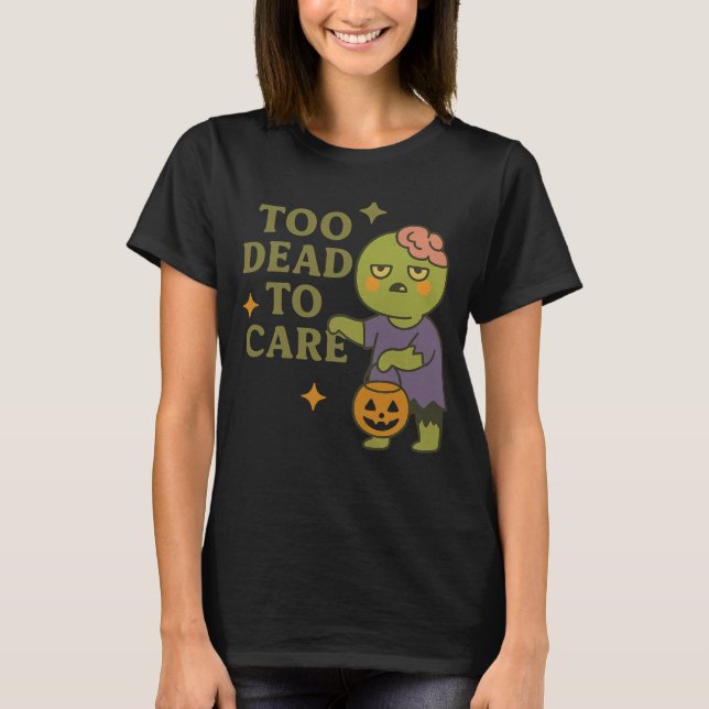 Funny Ghost Halloween Vibes T Shirt (Framsida)