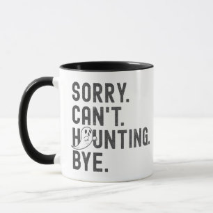 Funny Ghost Haunting Retro Halloween Mugg