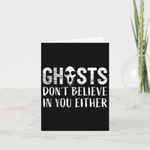 Funny Ghost Hunting Paranormal Investigator Spöken Kort