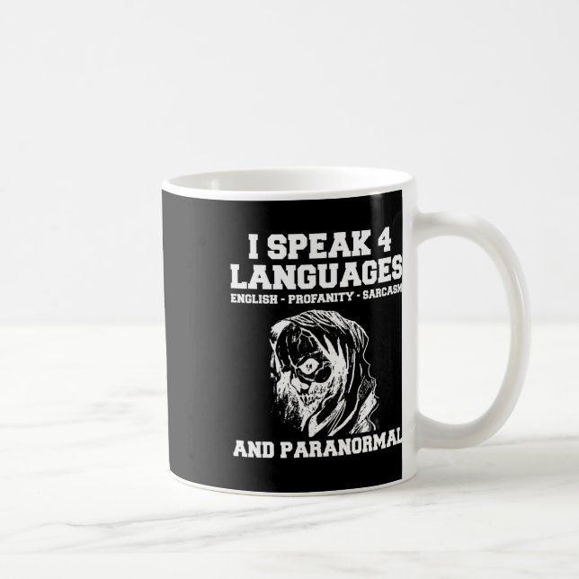 Funny Ghost Hunting Shirt Sarcastic Paranormal Gho Kaffemugg (Höger)