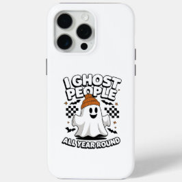 Funny Ghost iphone case - I Ghost People hela året