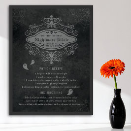 Funny Ghost och Nightmare Recipe spelar Halloween Poster