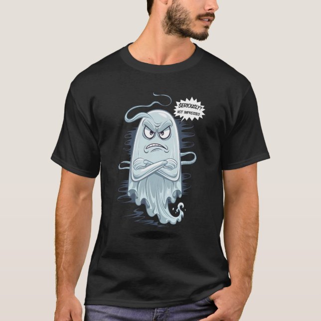 "Funny Ghost of DisApproval T-Shirt | Sarkastic (Framsida)