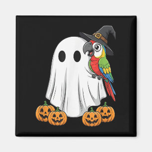 Funny Ghost Parrot Pumpkin Halloween Kids Manar Wo Magnet