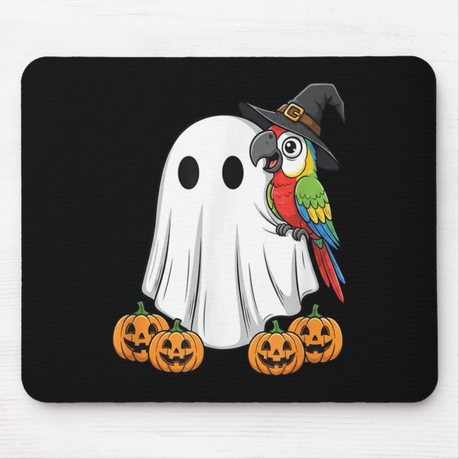 Funny Ghost Parrot Pumpkin Halloween Kids Manar Wo Musmatta (Framsidan)