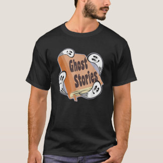 Funny Ghost Story Bok Reading Älskare Halloween T Shirt