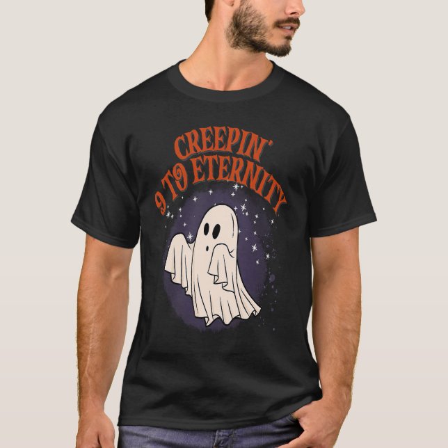 Funny Ghost T Shirt (Framsida)