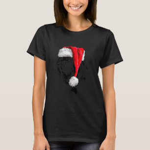 Funny Giant Schnauzer Santa hund mamma  T Shirt
