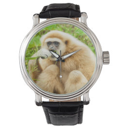 Funny Gibbon Monkey Photo Kids Armbandsur