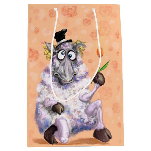 Funny Gift Bag med In Kärlek Ram - Romantic (Framsidan)