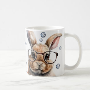 Funny Gift, Bunnie, Coffee, Friend Gift Kaffemugg