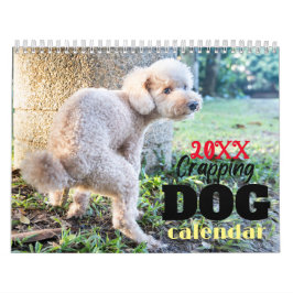 Funny Gift-Crapping-Hund Kalender