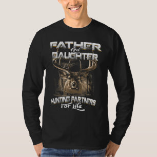 Funny Gift Far och Dotter Hunting Partners Fo T Shirt
