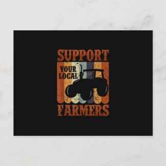 Funny Gift Farmer Chicken Farm Goat Farming Gift Helg Vykort