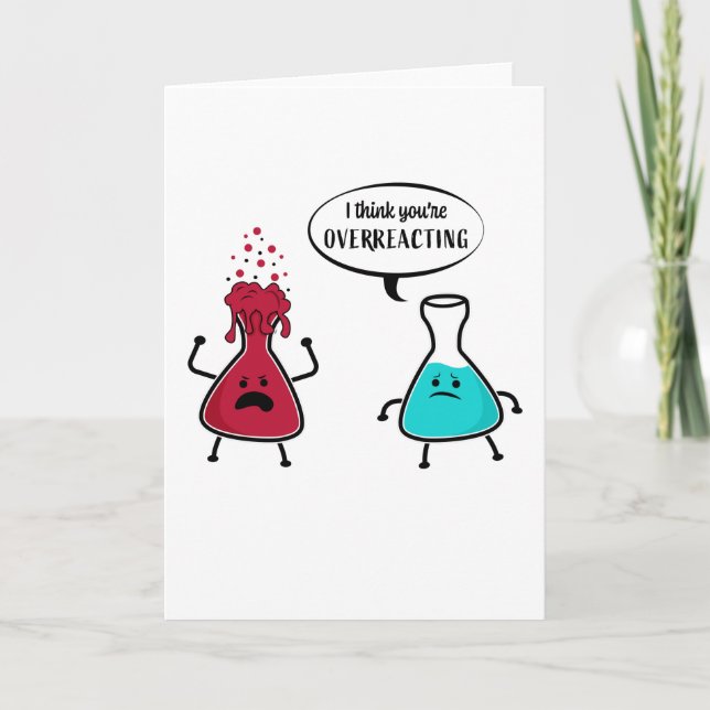 Funny Gift for Chemistry Teacher Kort (Framsida)