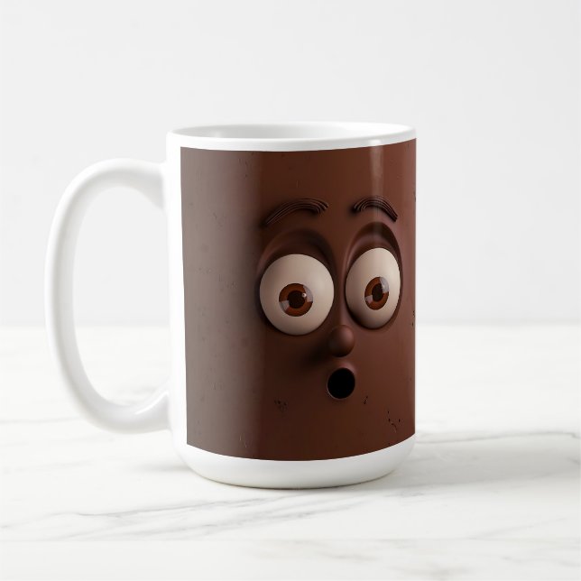 Funny Gift for Chocoholics Funny Mug Kaffemugg (Vänster)