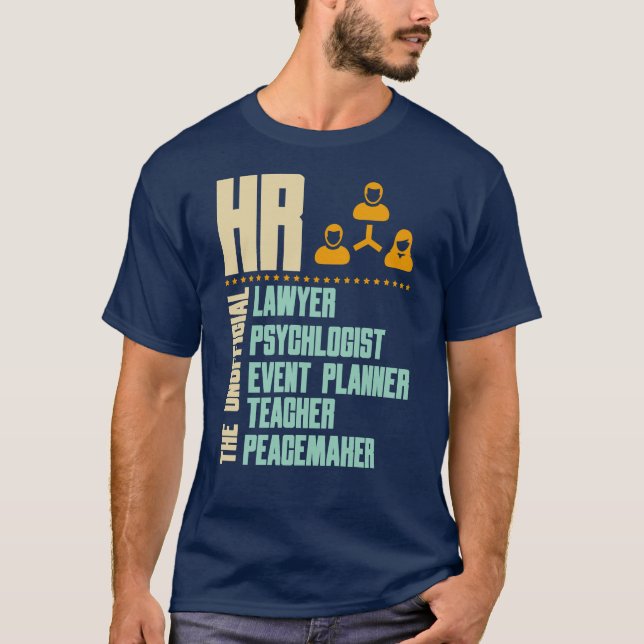Funny Gift for HR Person | Hanteraren för personal T Shirt (Framsida)