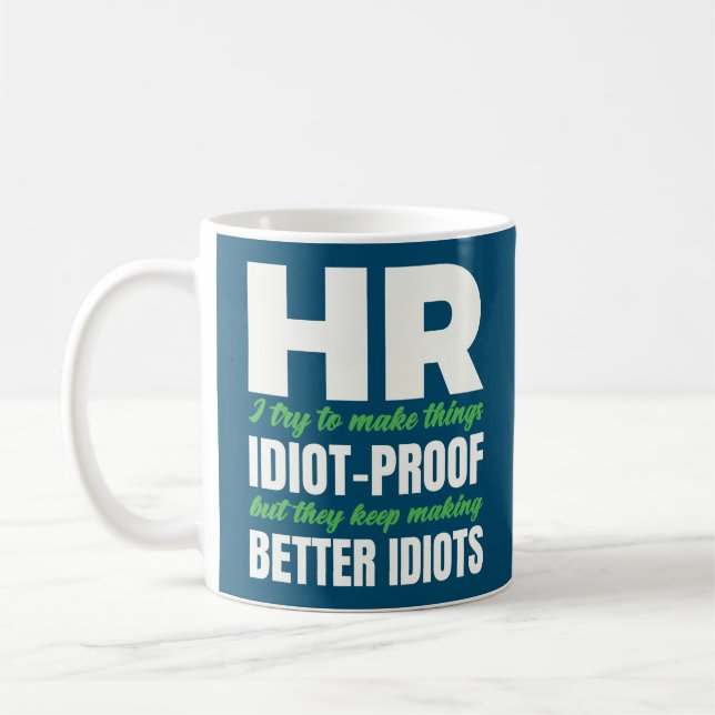 Funny Gift for HR Person | Personal Kaffemugg (Vänster)