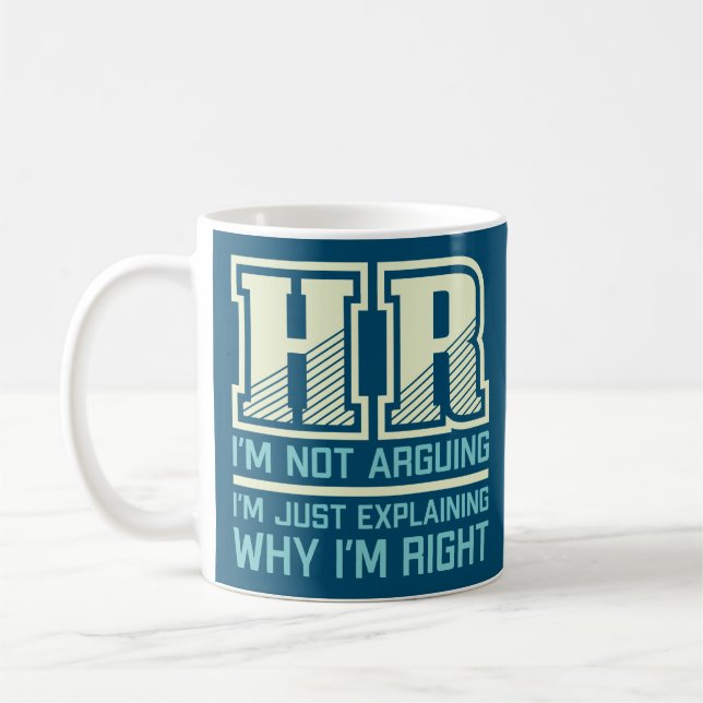 Funny Gift for HR Person | Personal Kaffemugg (Vänster)