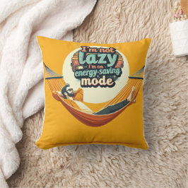 Funny Gift för Lazy People Design Kudde