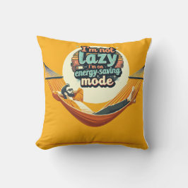 Funny Gift för Lazy People Design Kudde