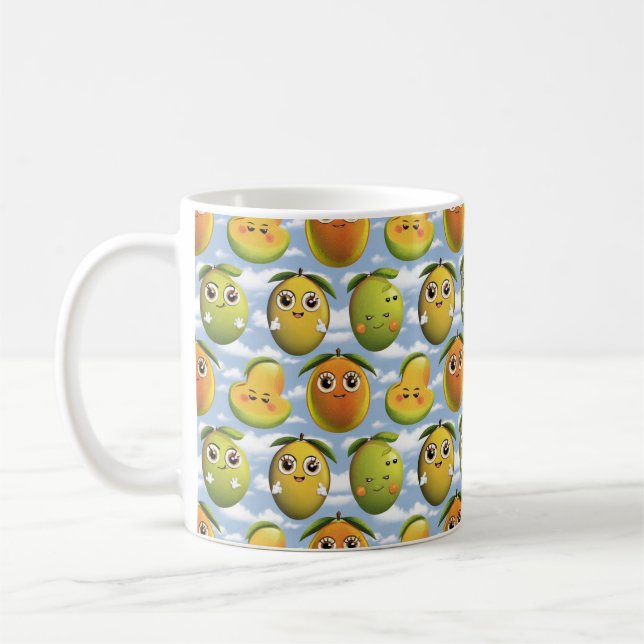 Funny Gift för Mango Älskare Kaffemugg (Vänster)