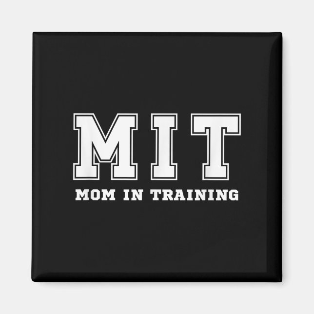 Funny Gift For New Mom In Training Expecting Pregn Magnet (Framsidan)